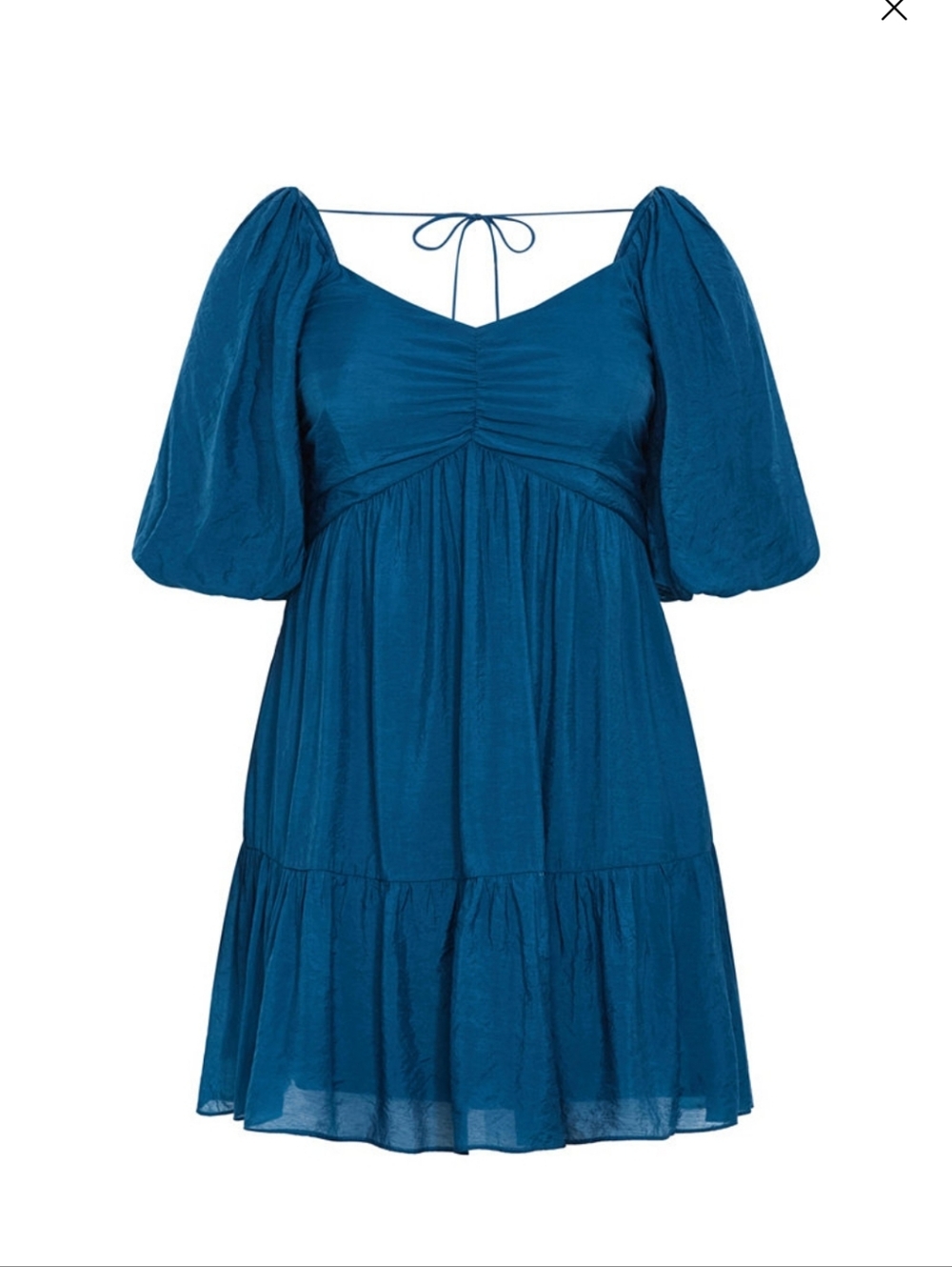 City Chic Plus Size Women's Puff-Sleeve Midi Dress, 18